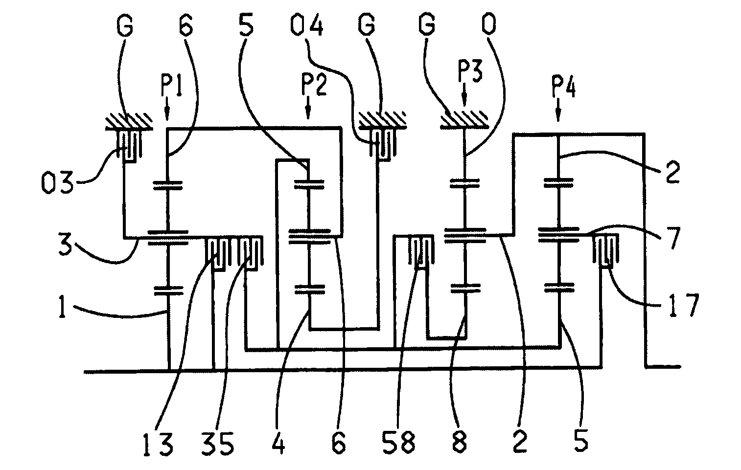 Multi step transmission