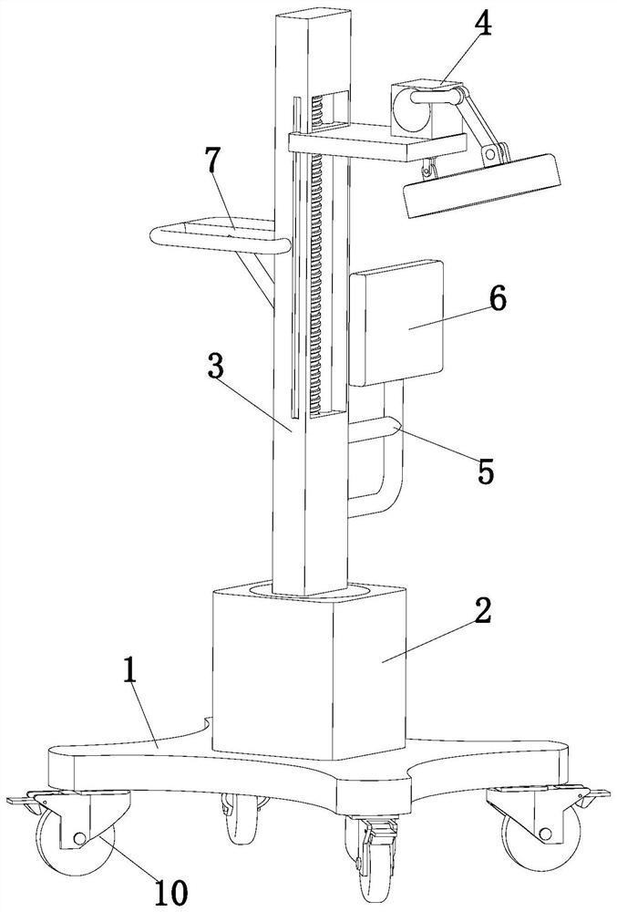 Vein vessel angiography instrument