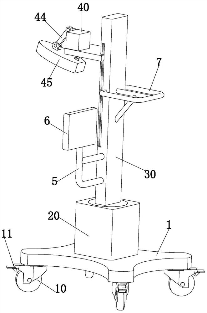 Vein vessel angiography instrument