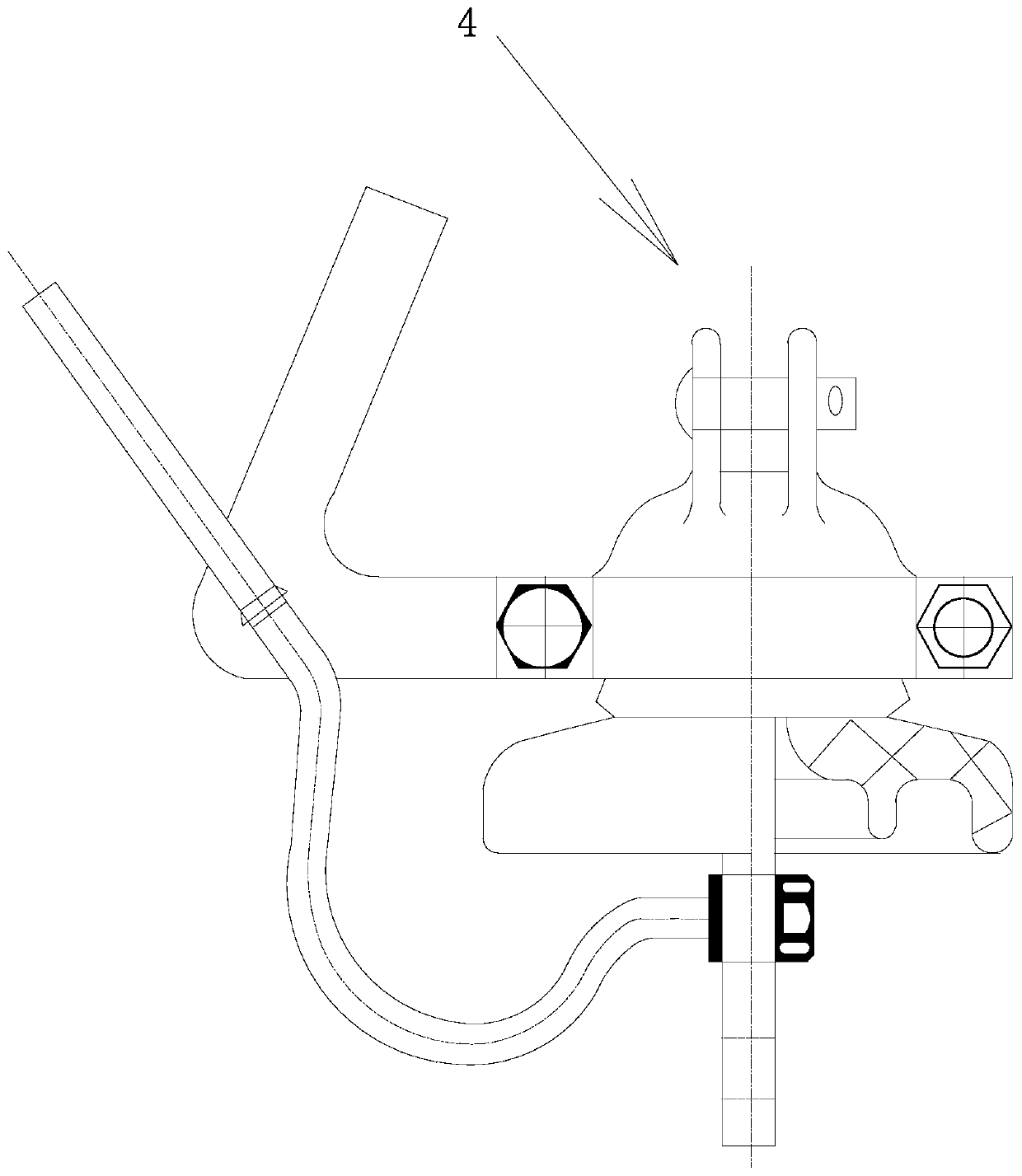 A double-conductor insulated ground wire for overhead lightning protection that can melt ice