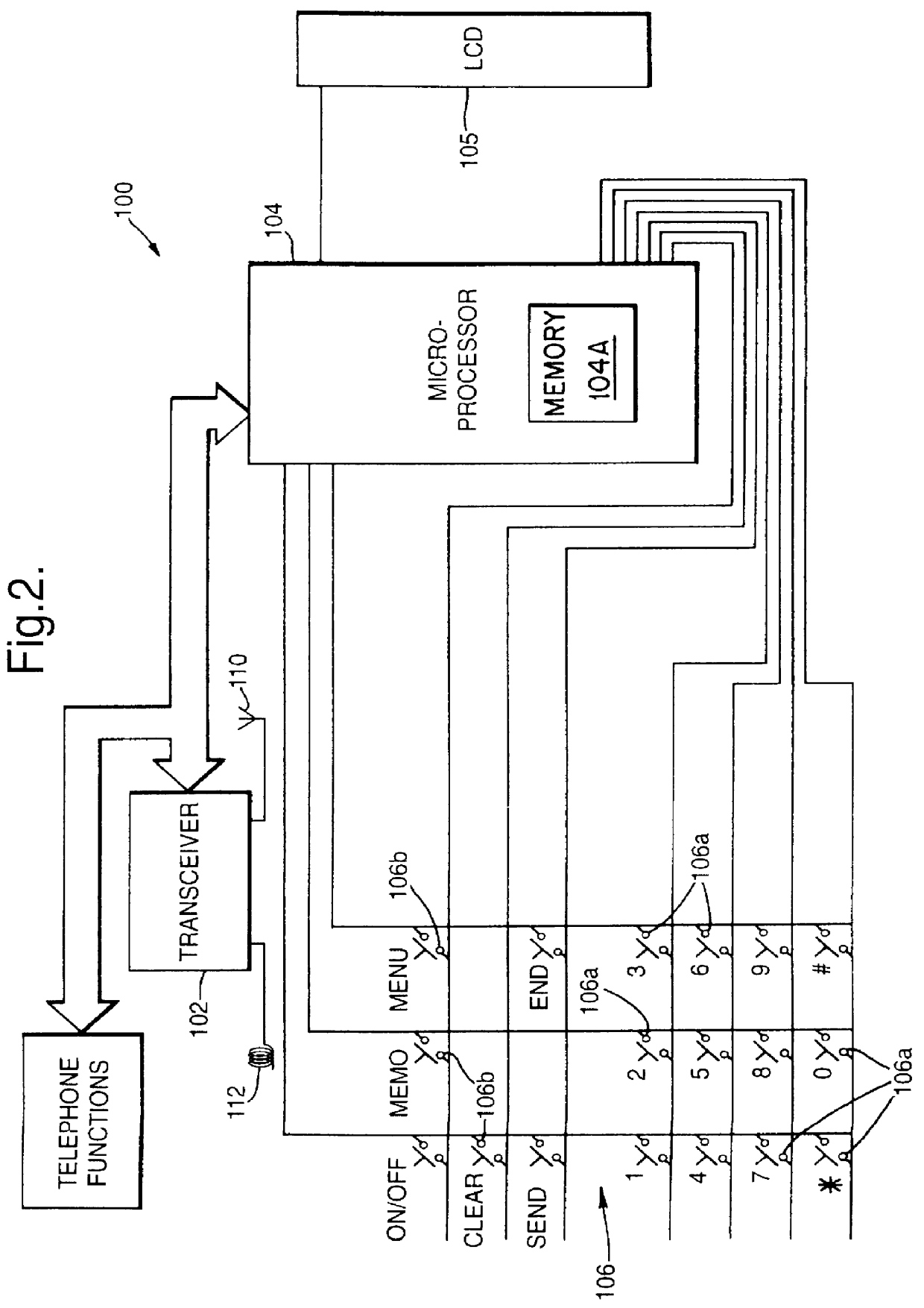 Antenna selection control circuitry