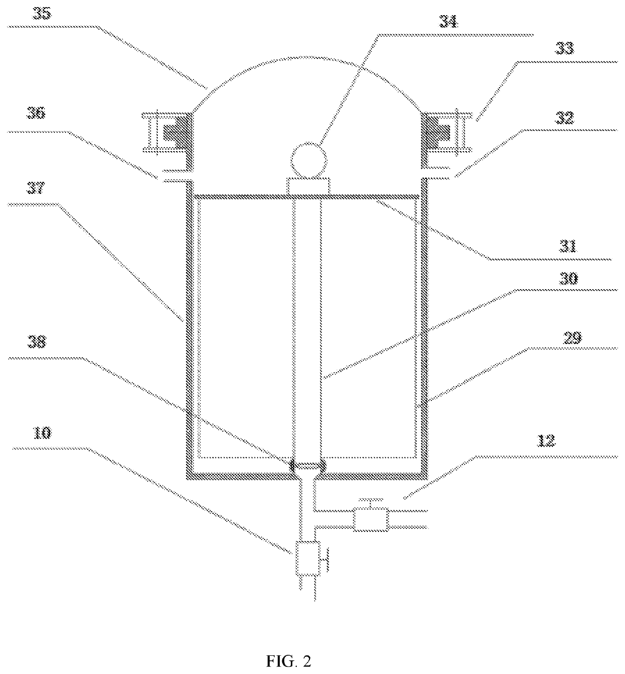 Waterless dyeing machine suitable for mixed fluid medium