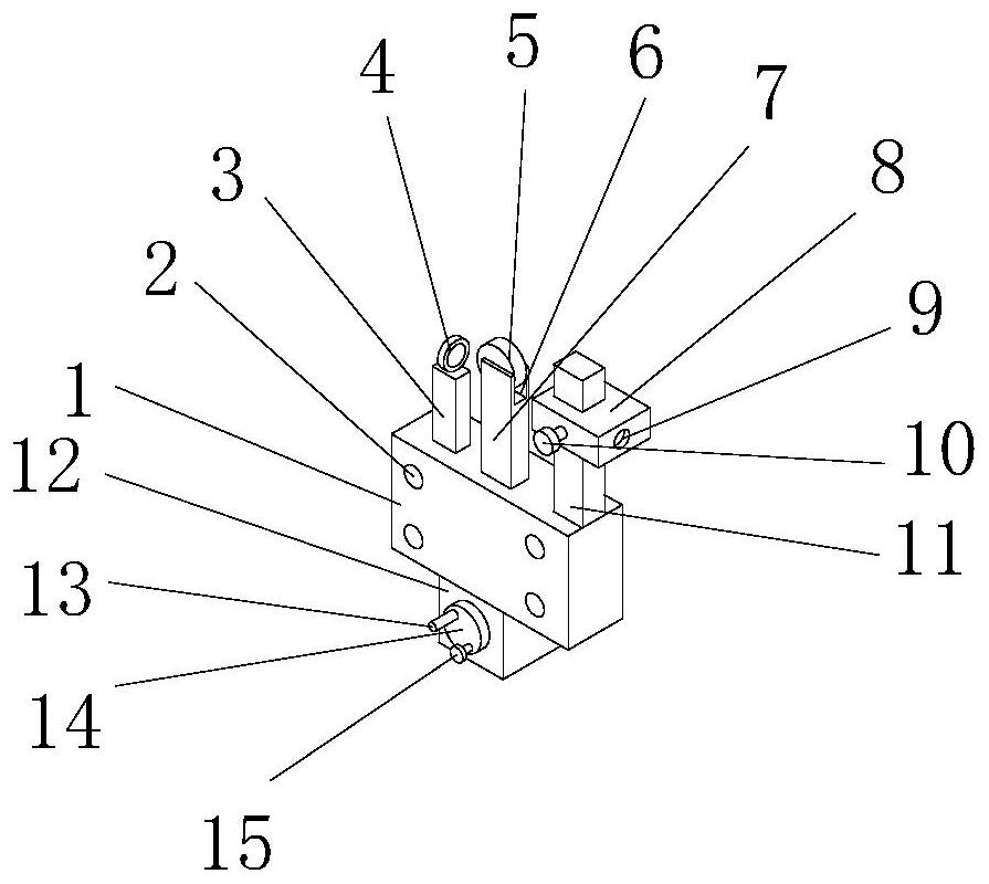 Movable steel wire rope adjusting device for elevator part machining