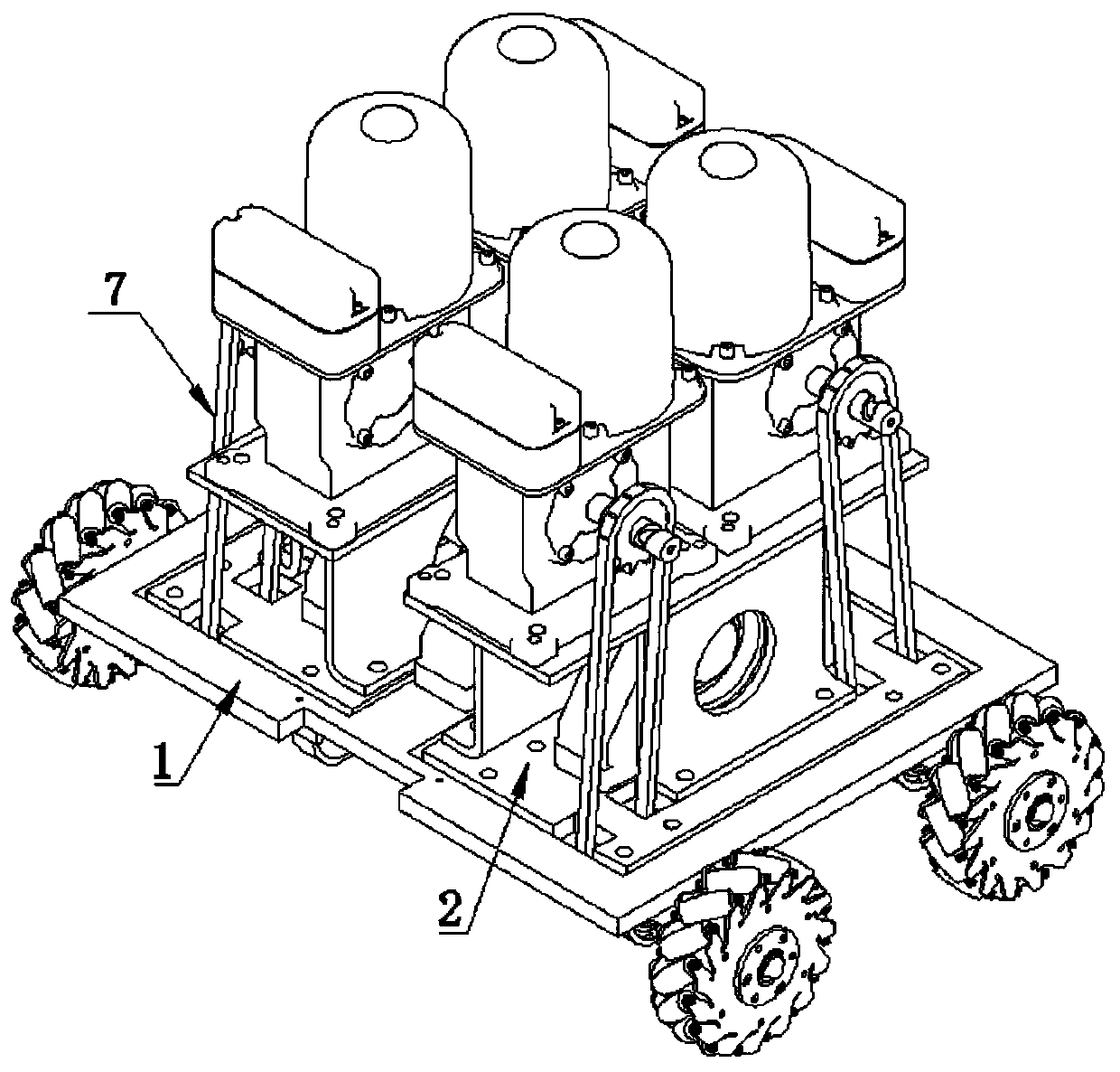 Omni-directional traction electric door