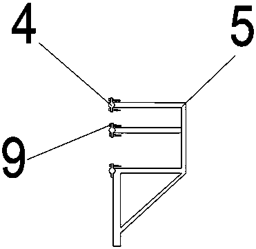 Double ladder scaffold device