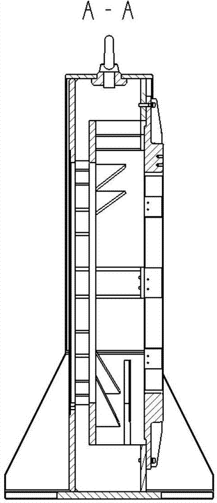 Rack for high-speed data transmission system between rotating body and fixed body