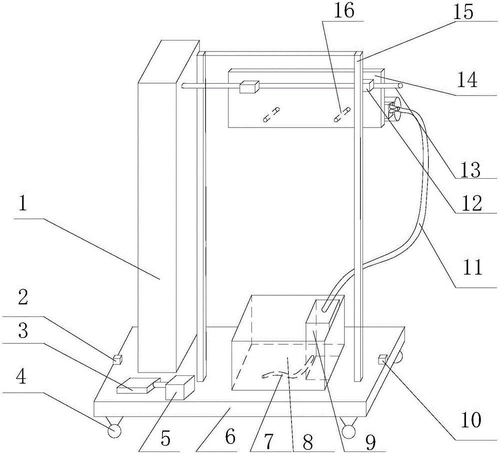 Novel automatic-feeding intelligent cement paint whitewashing machine