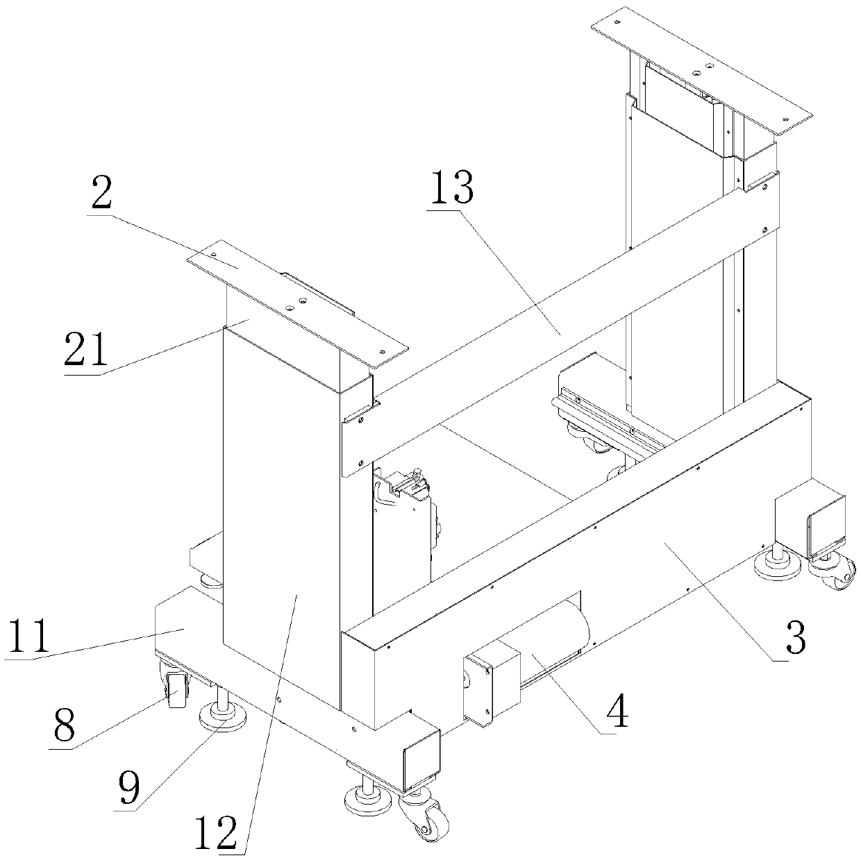 Automatic lifting rack