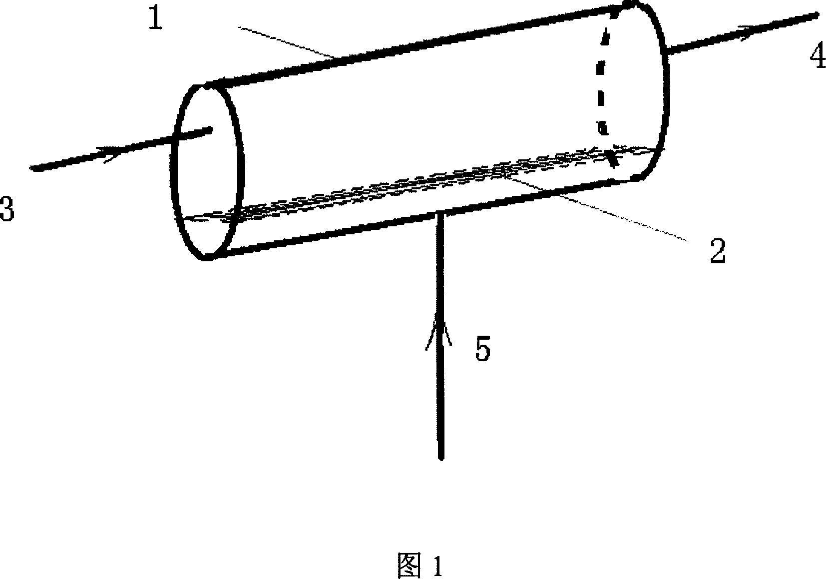 Method for preparing fibrous light cakium carbonate and reactor