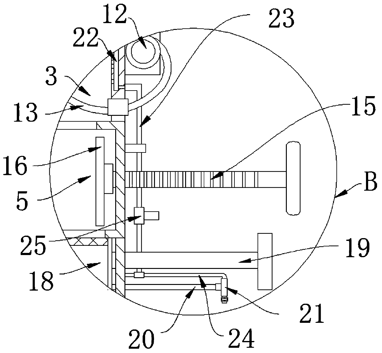 Vegetable market garbage pulverizing machine