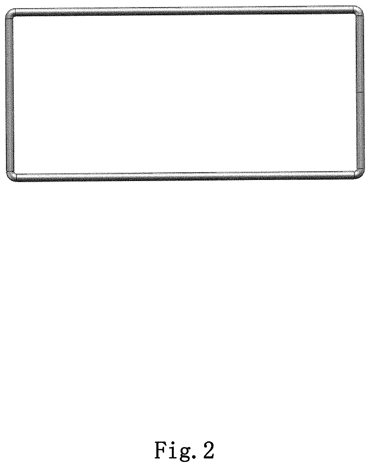 Seal gasket for flat plate structure and sealing structure thereof