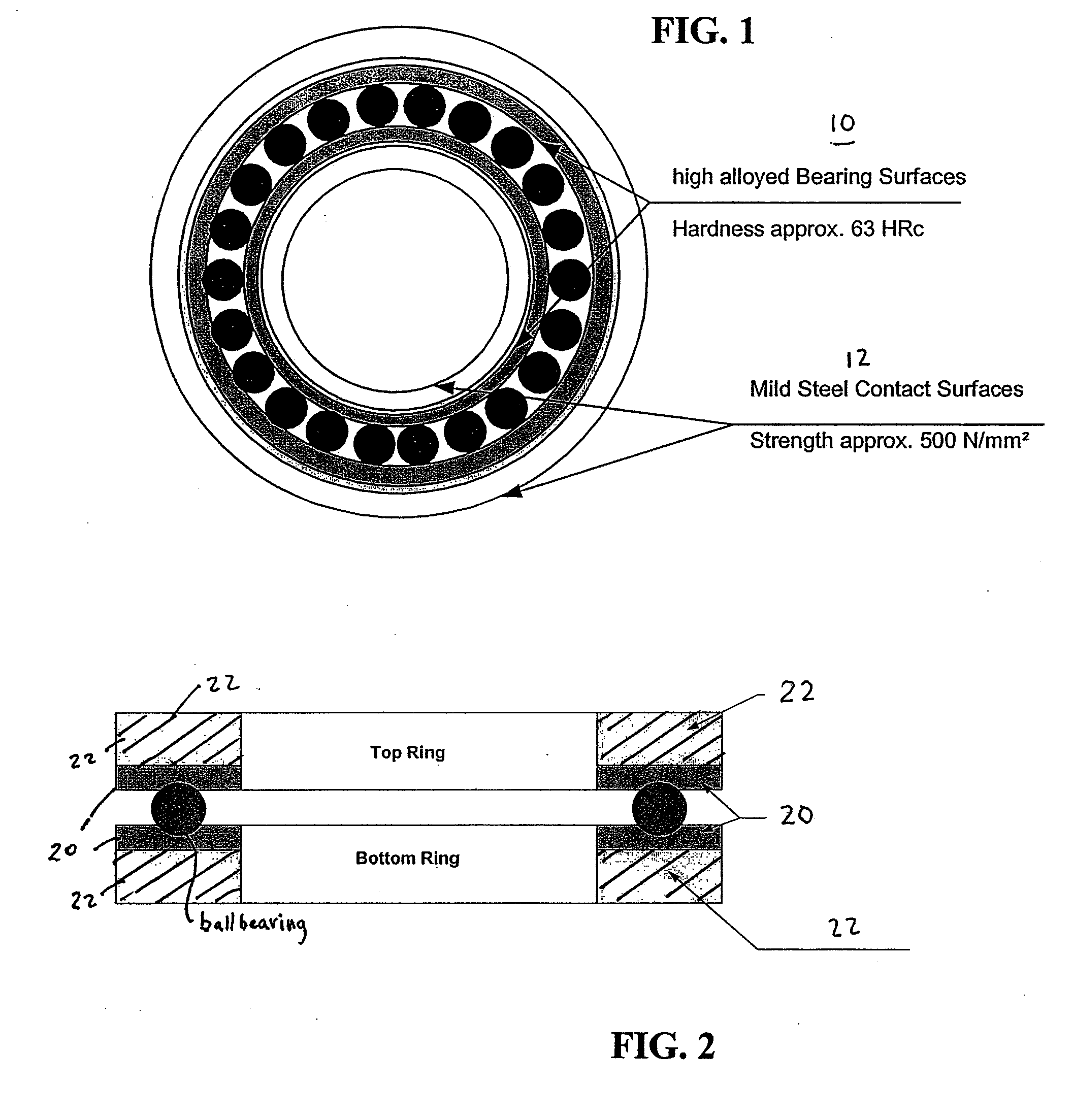 Compound Steel Bearings and Methods of Manufacturing