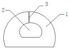 A molding strip for furniture