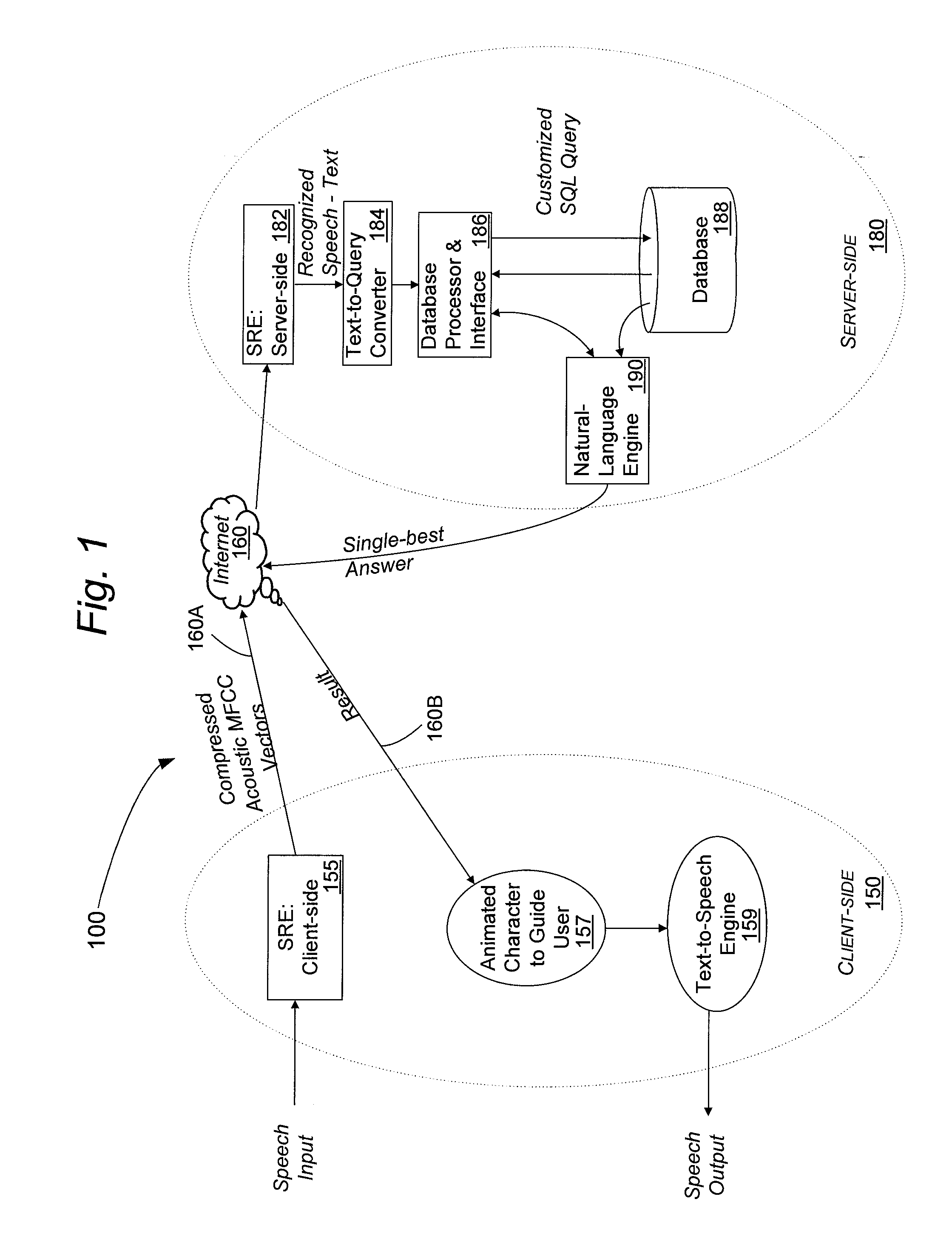 Network based interactive speech recognition system