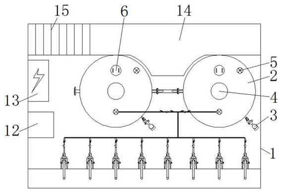 Integrated high-efficiency hydrazine dosing device capable of adjusting concentration on line