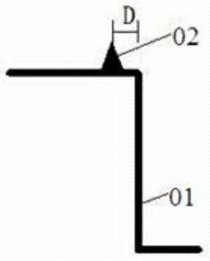 Deep foundation pit excavation slope vertical displacement vector angle parameter monitoring and pre-warning method