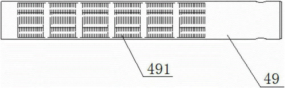 Chip tracking type automatic telescopic chip remover