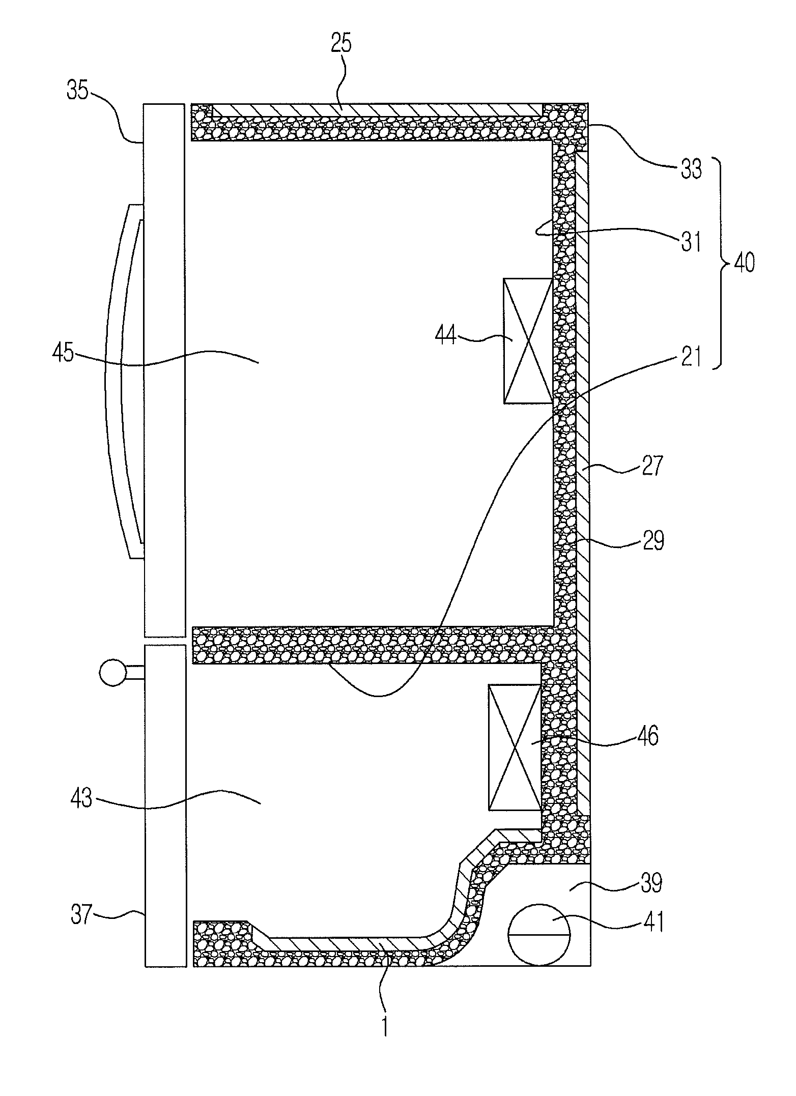 Vacuum insulation material, insulation case unit, and refrigerator