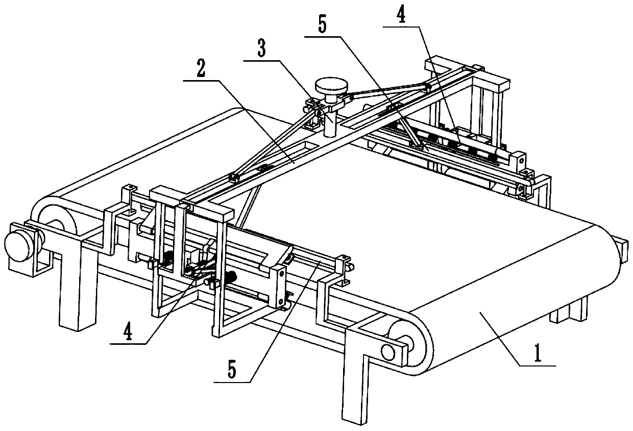 Greenhouse film stretching device