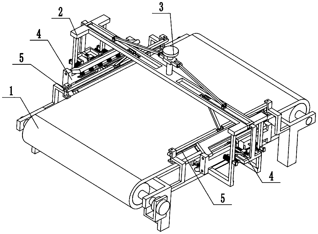 Greenhouse film stretching device