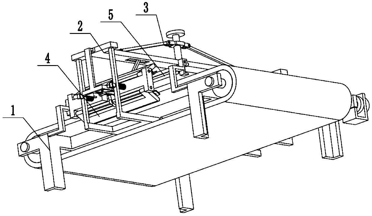 Greenhouse film stretching device