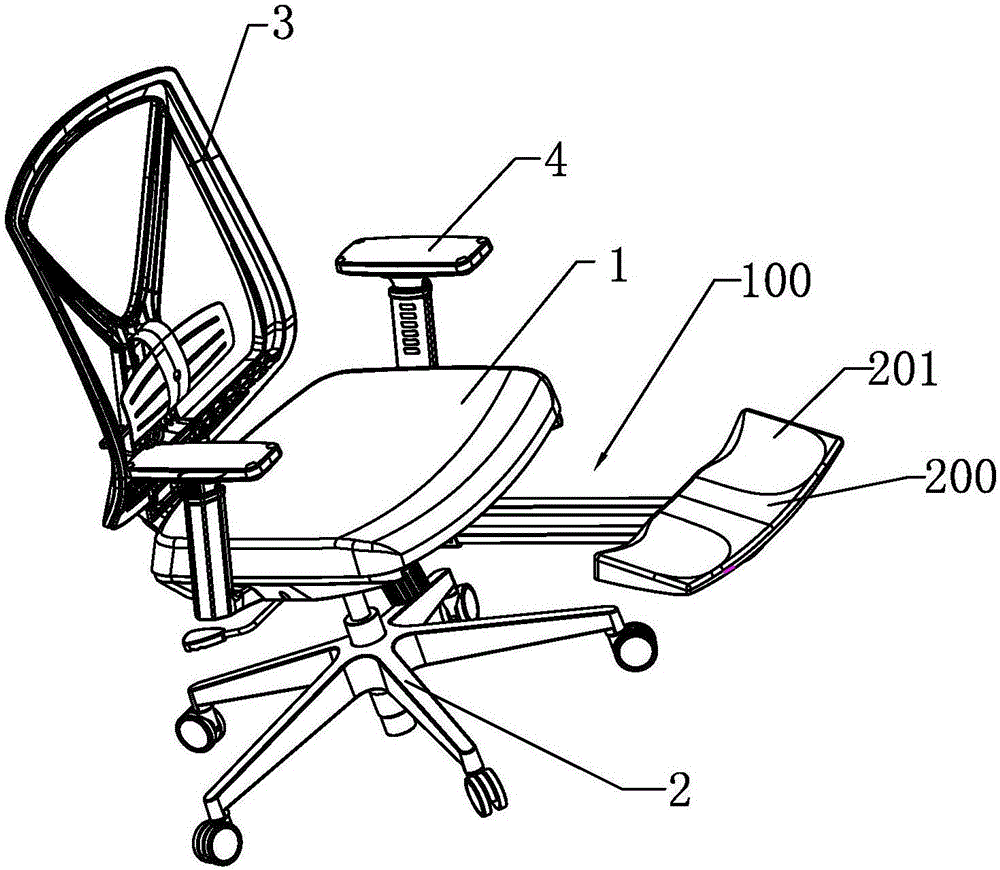 Chair facilitating rest