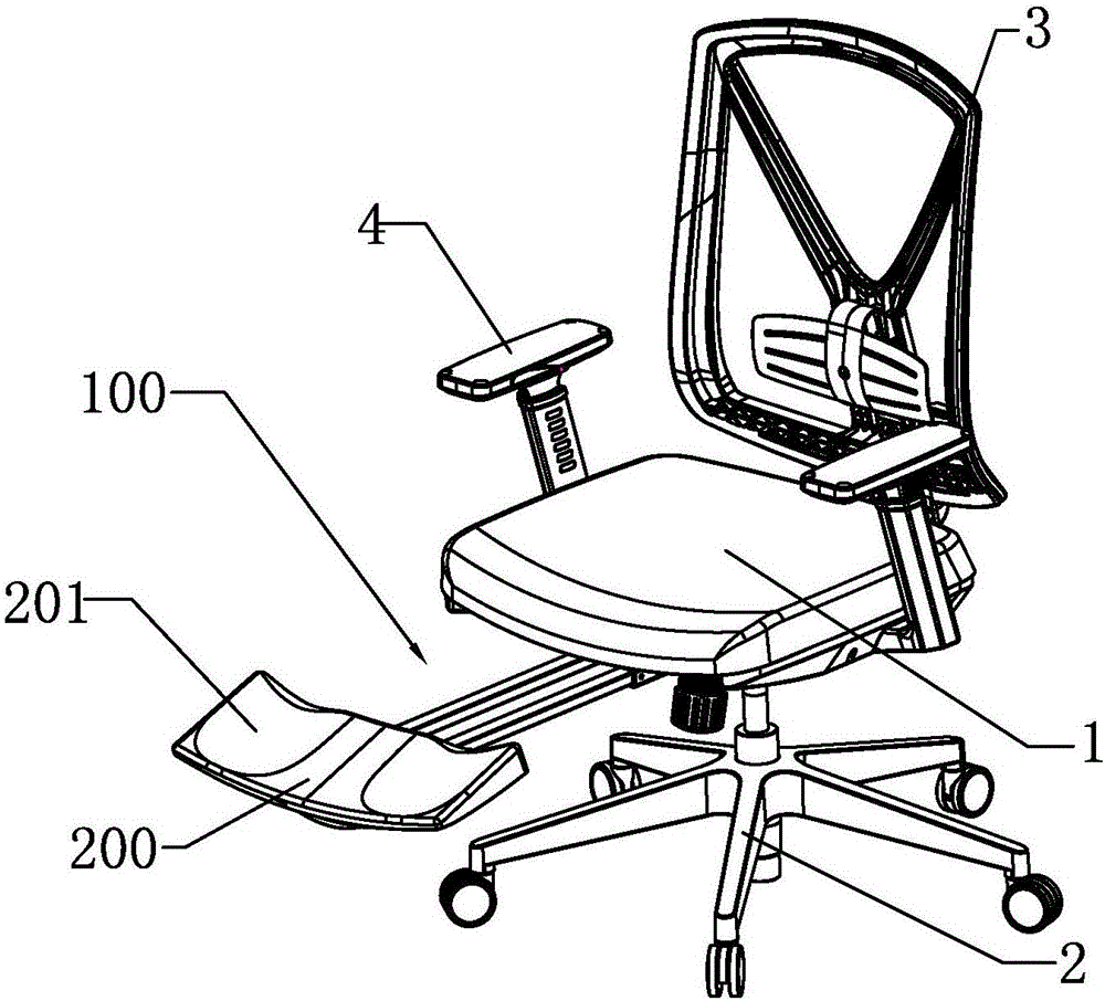 Chair facilitating rest