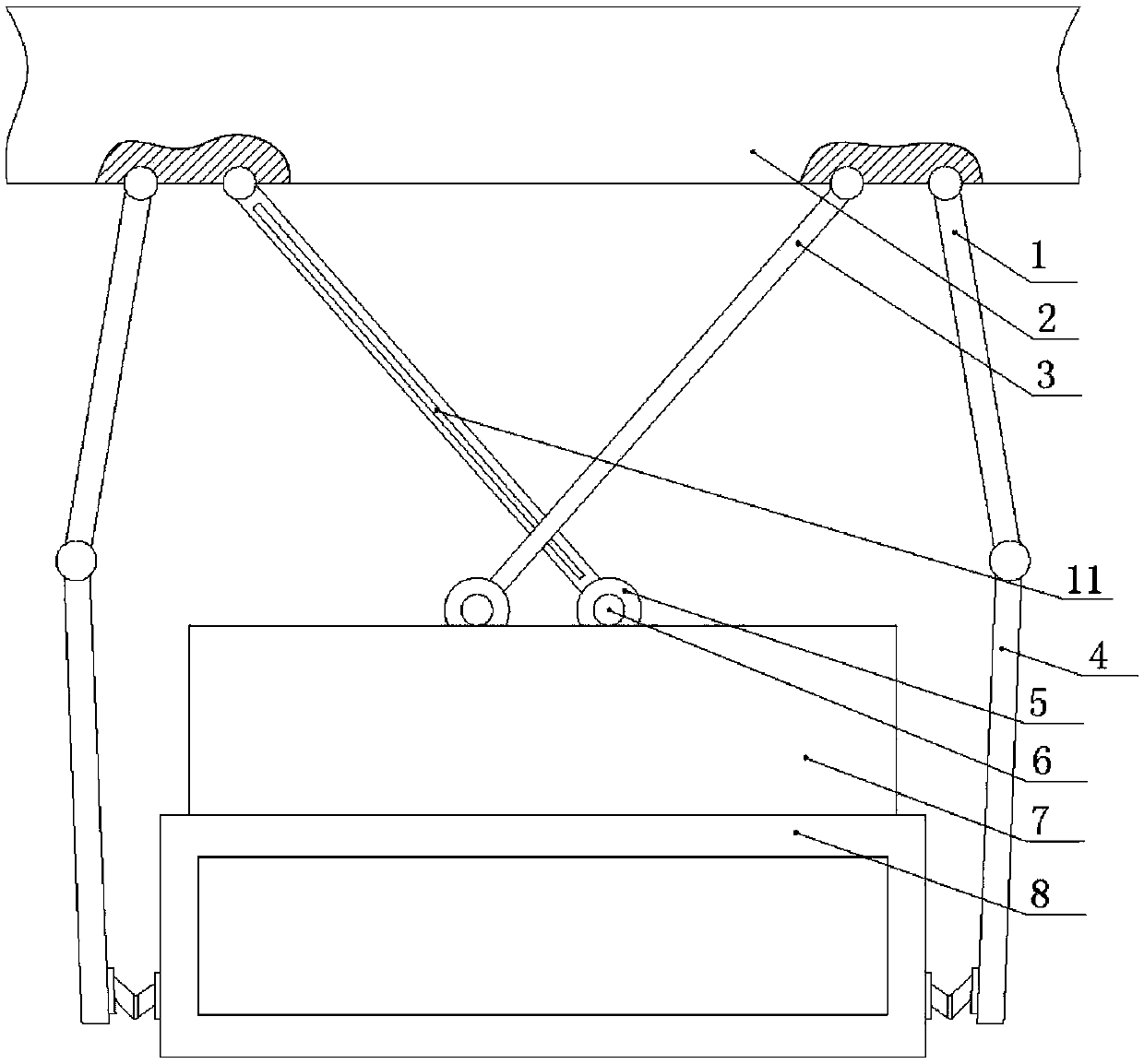 Hydraulic support electrohydraulic control device