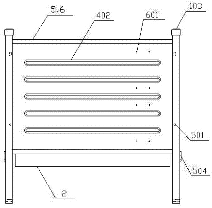 A new type of plate-type foldable iron box