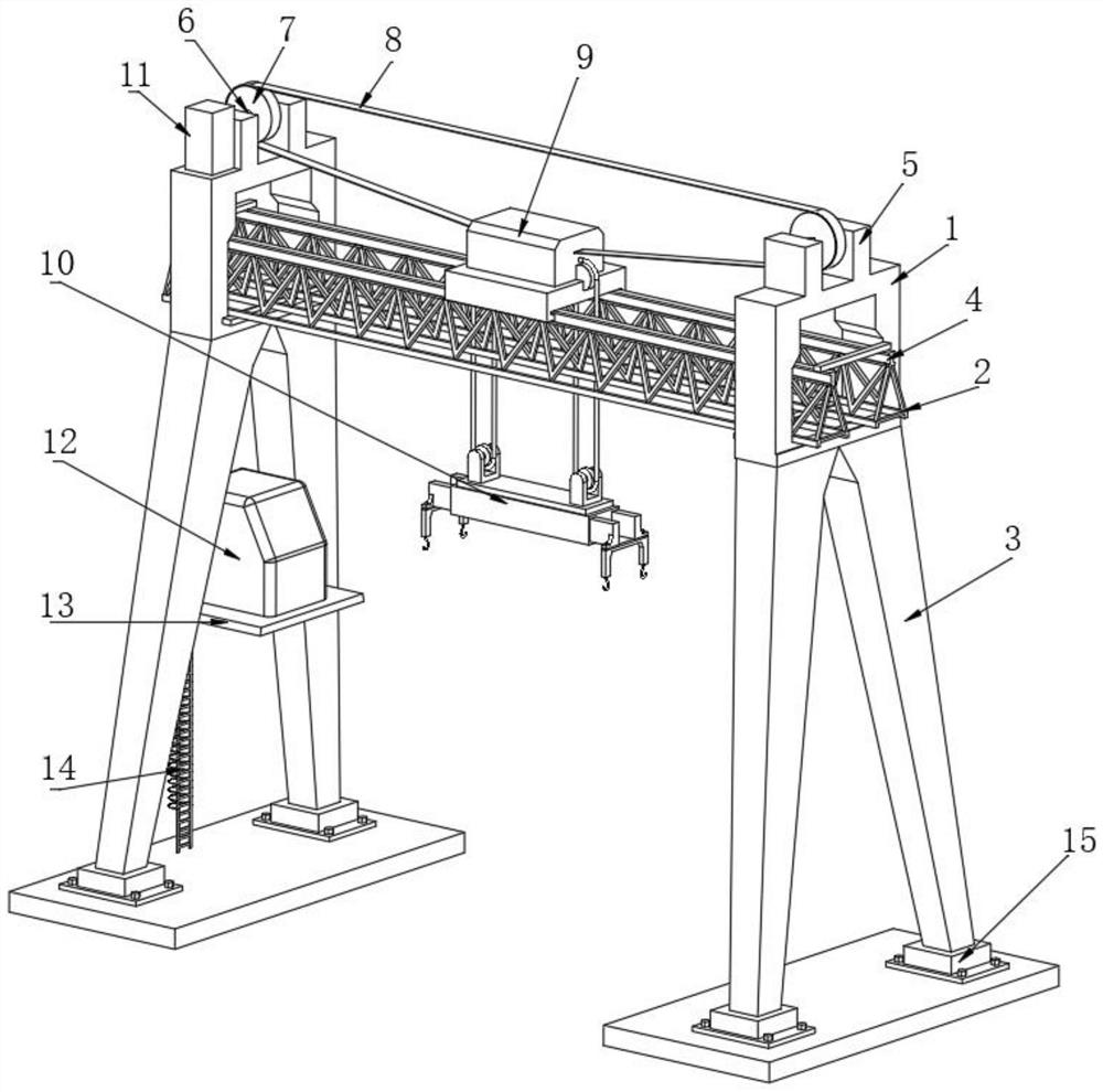 Gantry crane for large special equipment