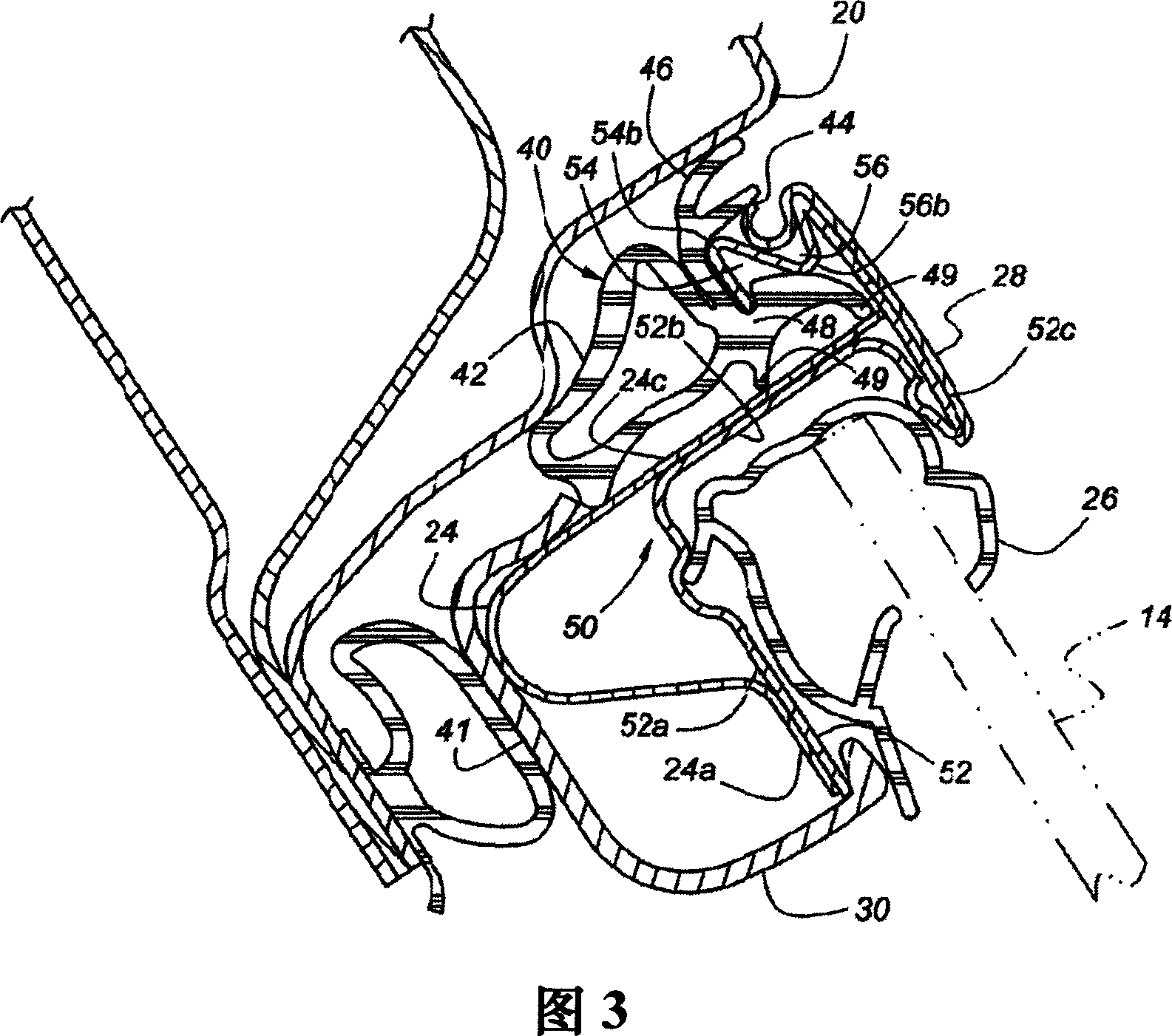 Door and window lintel for motor vehicle