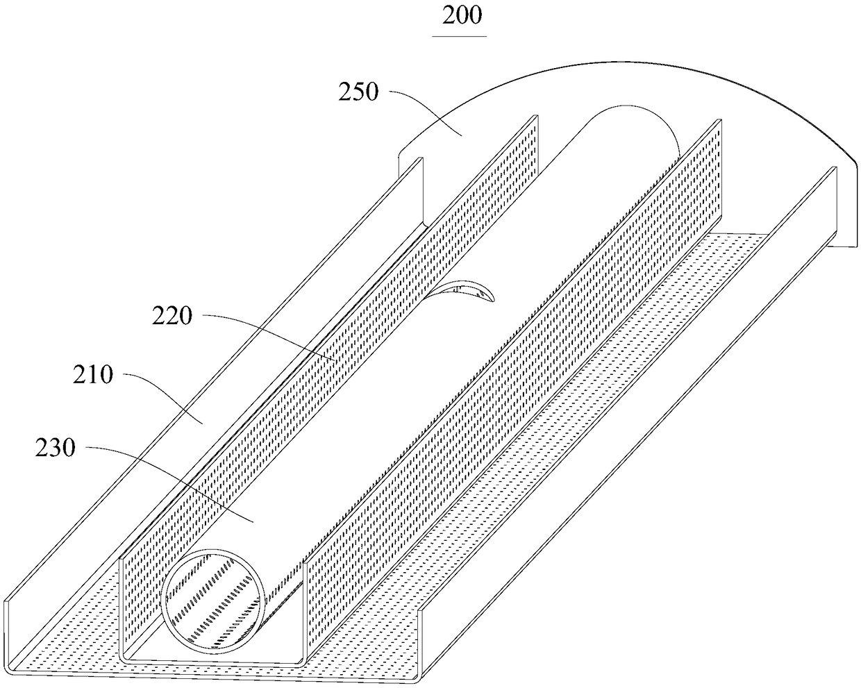 Liquid distributor, falling-film evaporator and air conditioner