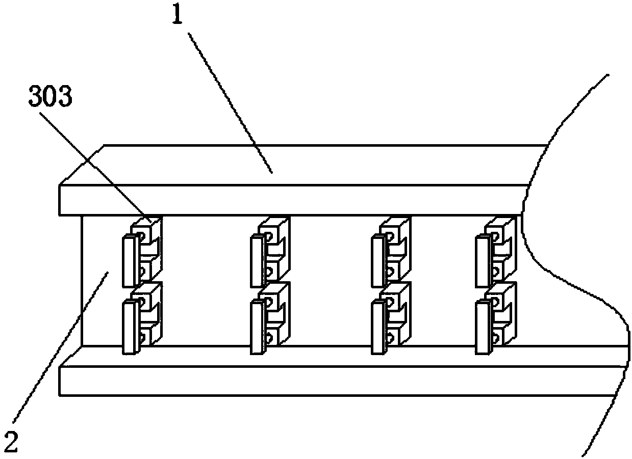 Flame-retardant wire harness fixing device