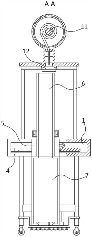 Rod pit tamping device for electric power engineering construction