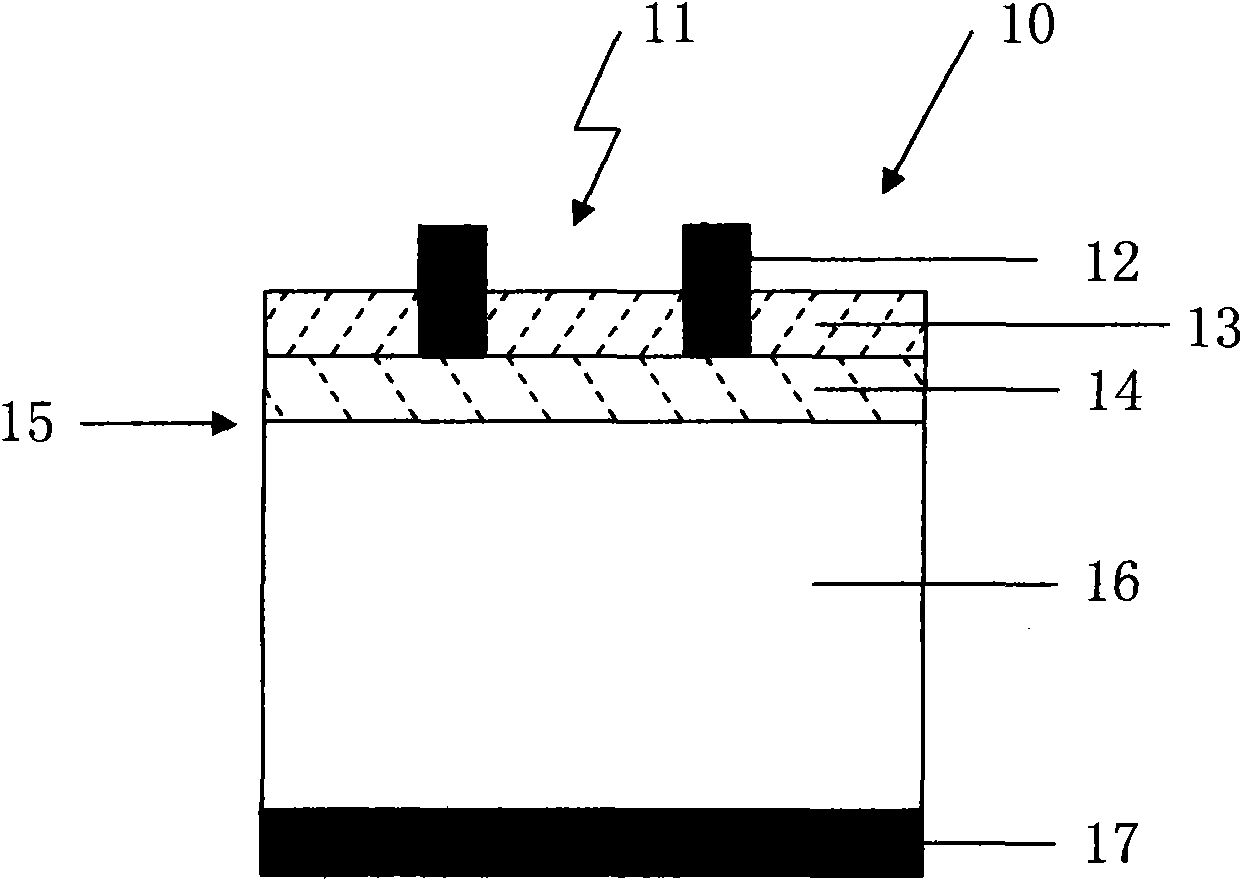 Crystalline silicon solar battery