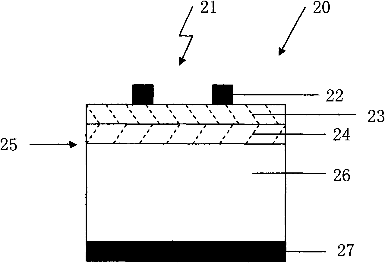 Crystalline silicon solar battery