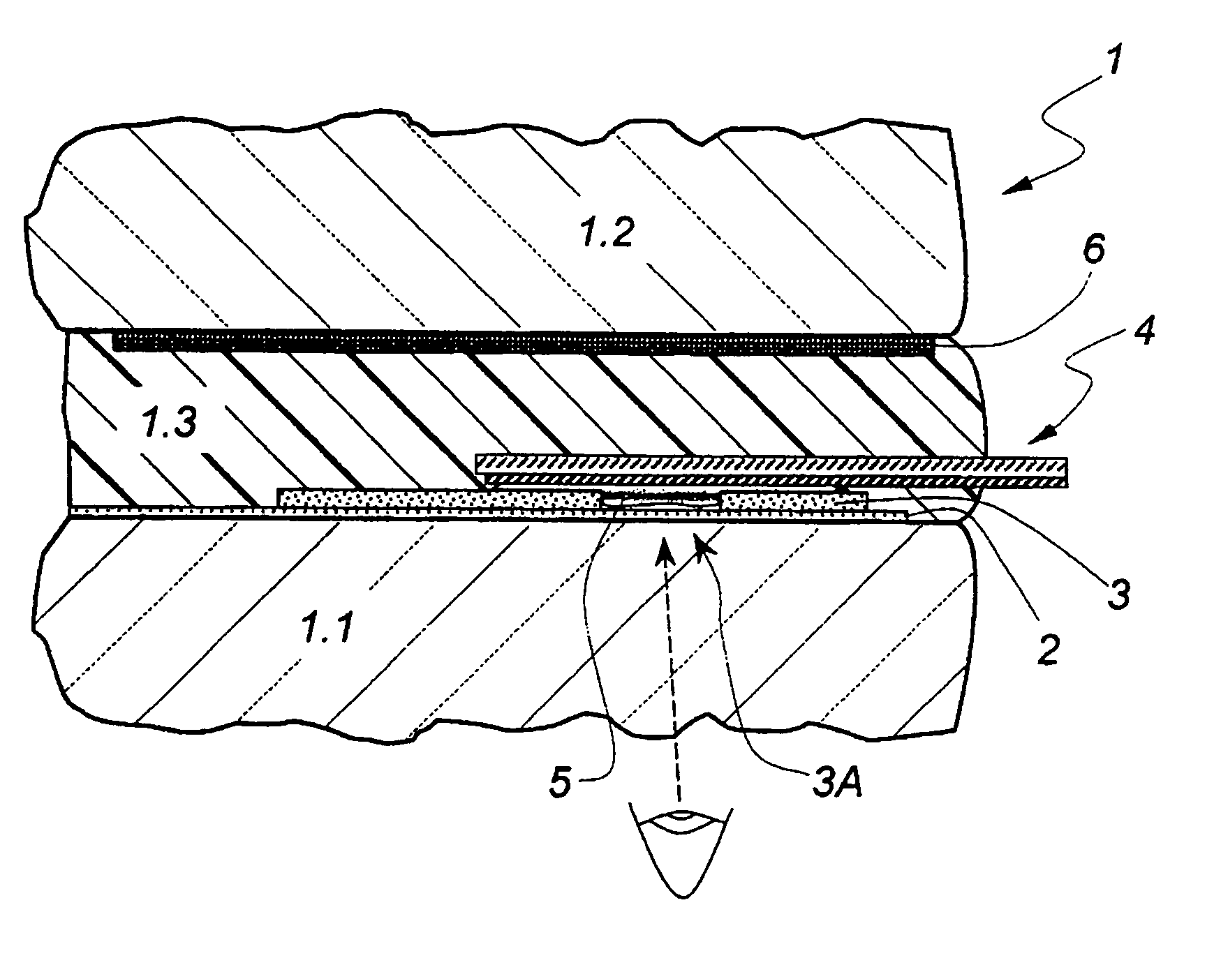 Transparent window with non-transparent contact surface for a soldering bonding