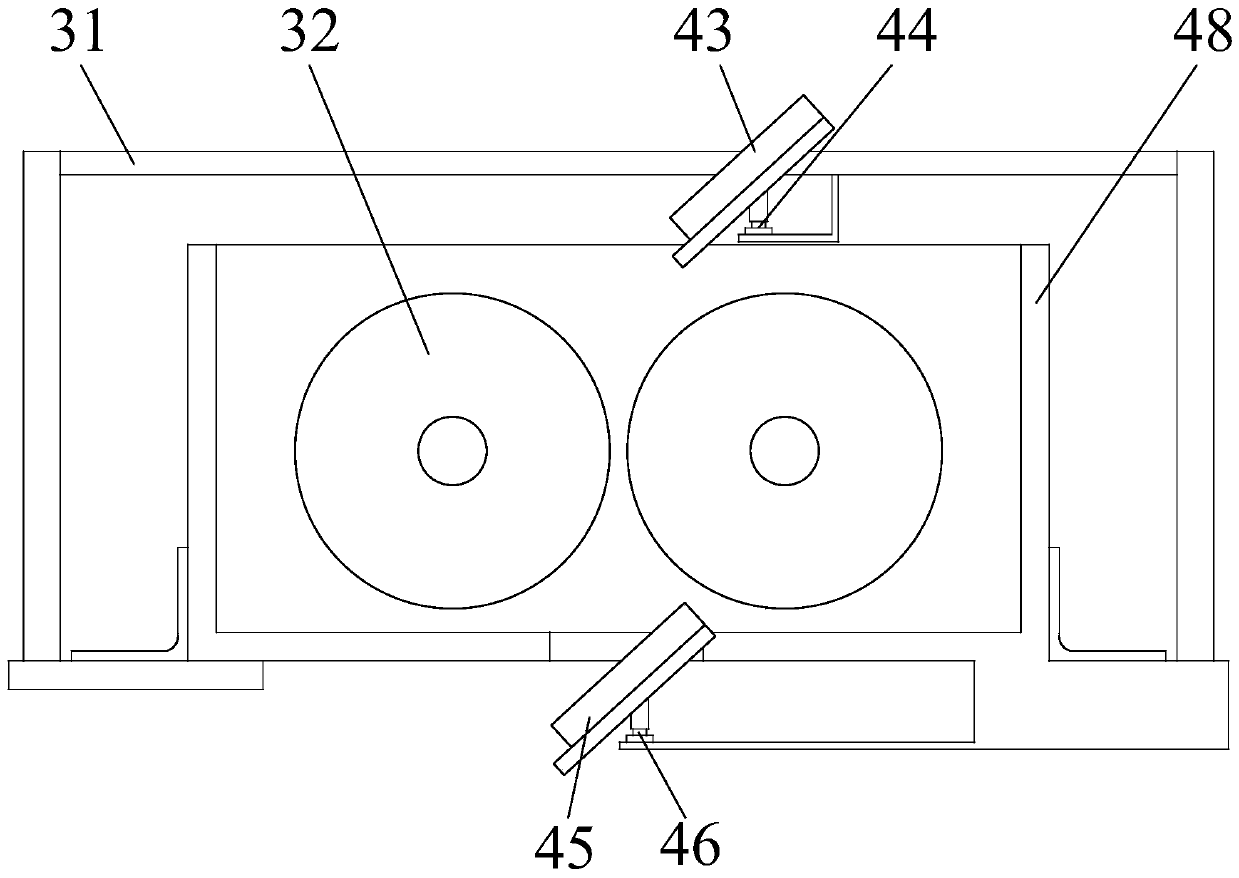 Crushing system for harmless swill separation and crushing method thereof