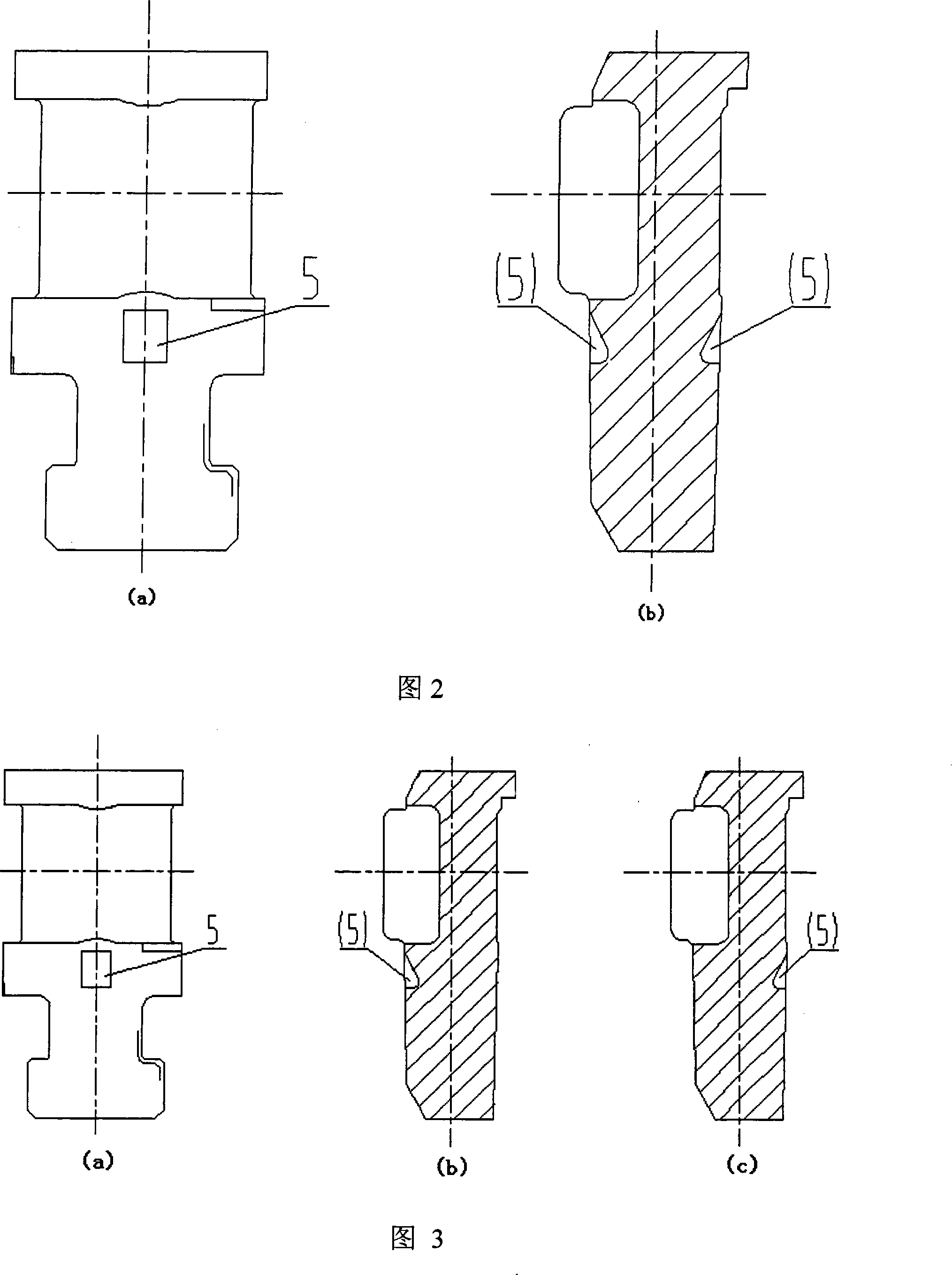 Bucket root platform double wedge shape blocks damping structure of turbine bucket