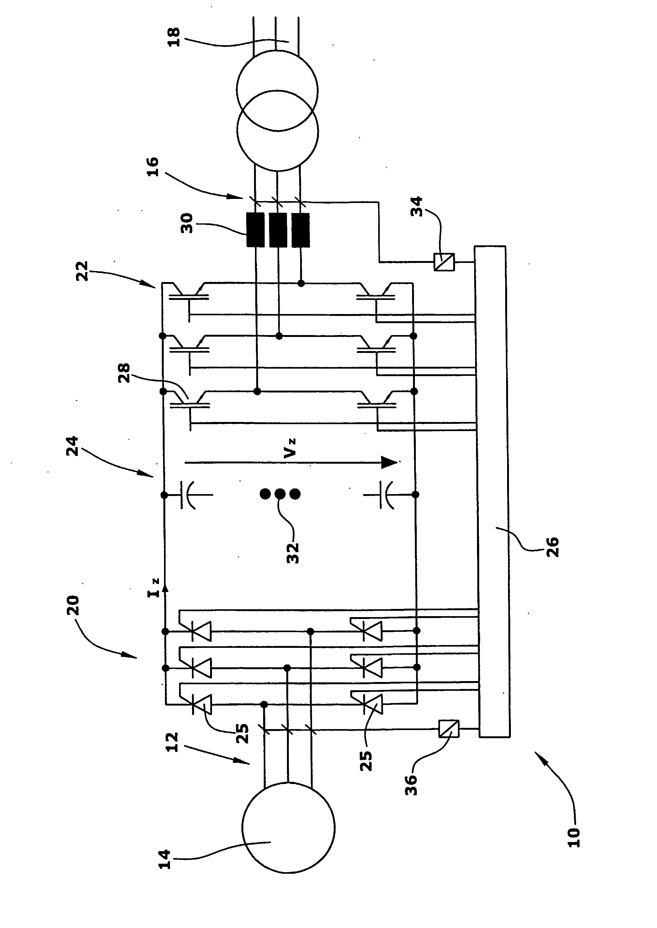 Method for operating a frequency converter of a generator