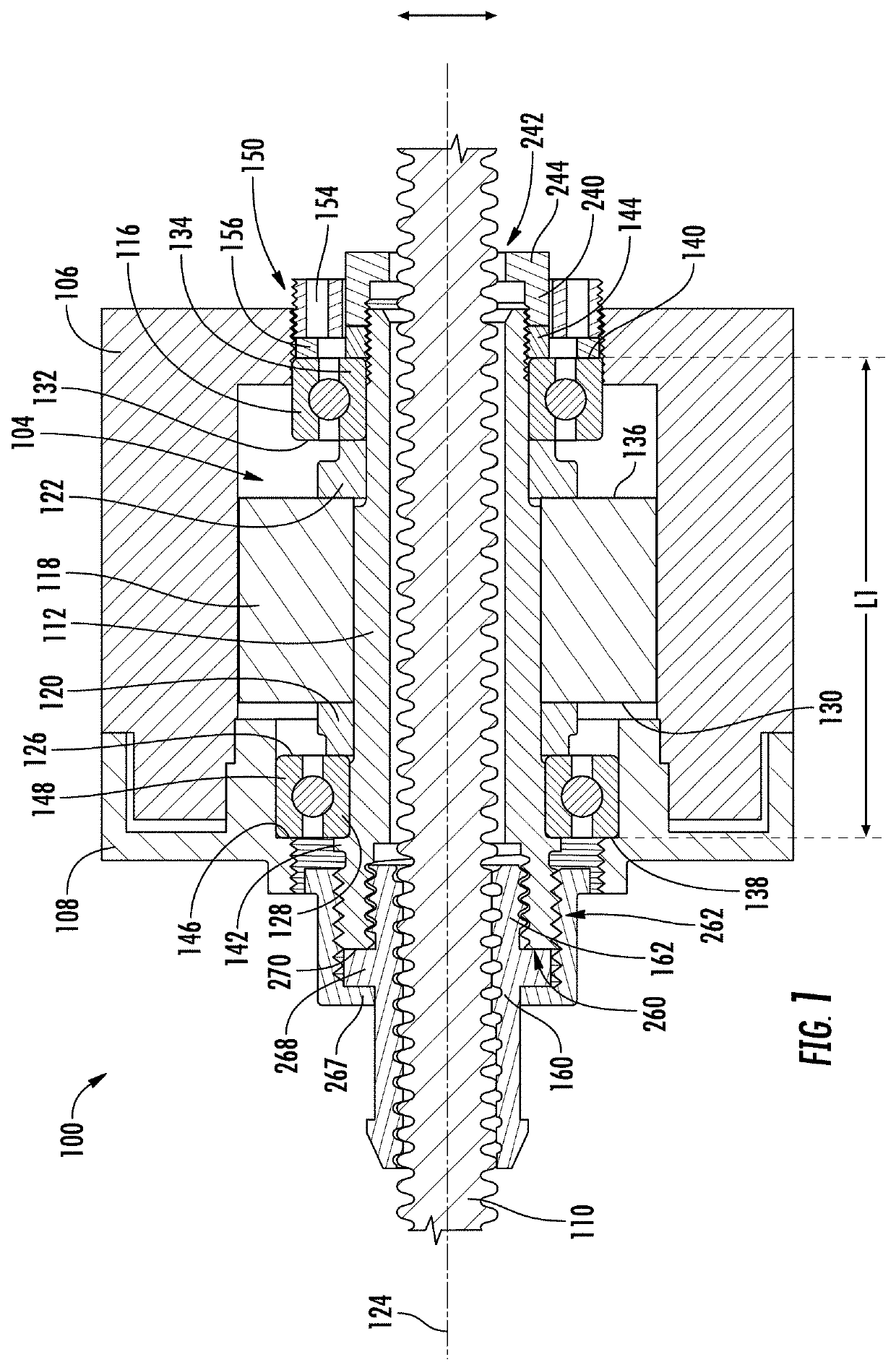 Axial Anti-backlash stepper/servo motor