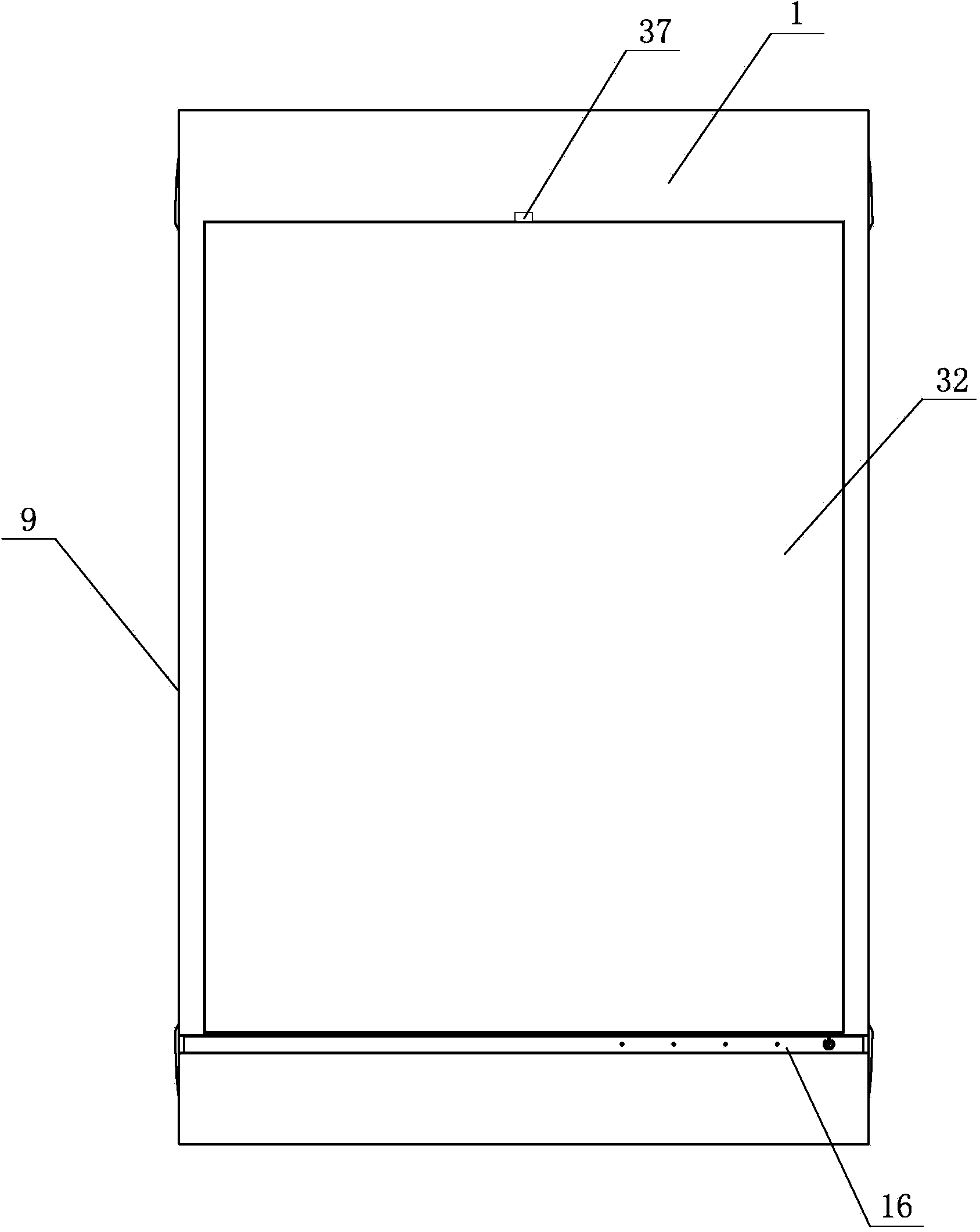 Ultrathin wall-hanging type air purifier