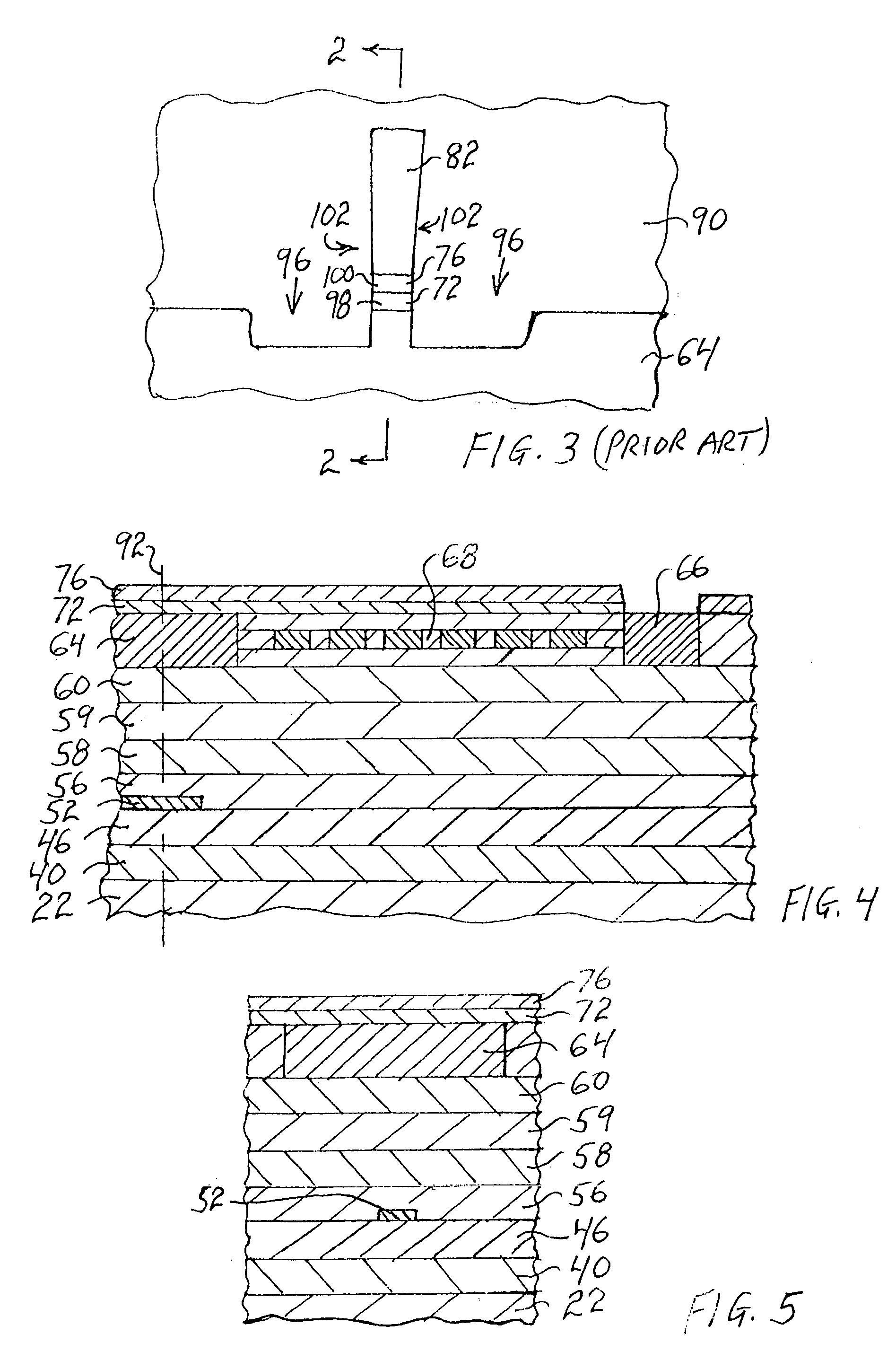 Magnetic head having notched first magnetic pole