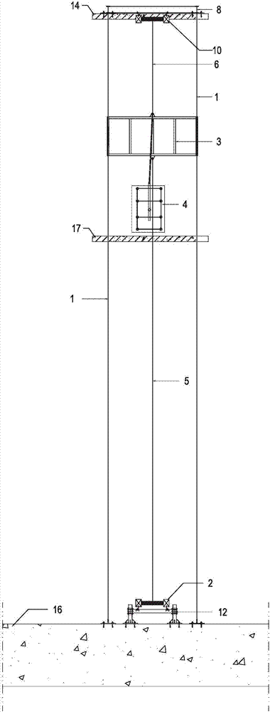 Vertical hoisting system for glass boards of special-shaped curtain wall