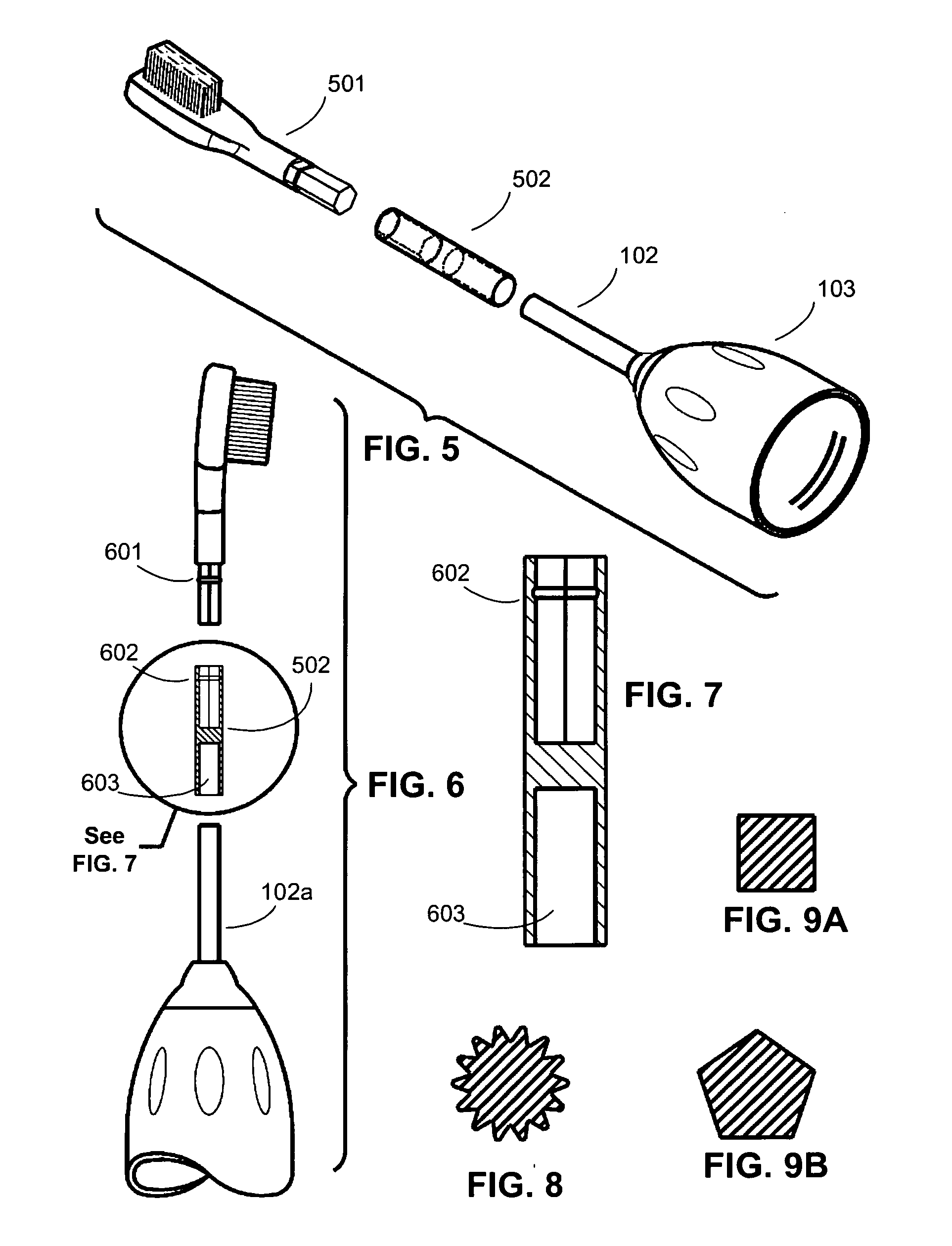 Electric toothbrush head replacement system and method