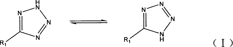 Chemical synthesis method of 1,2,3,4-tetra nitroazole kind compound