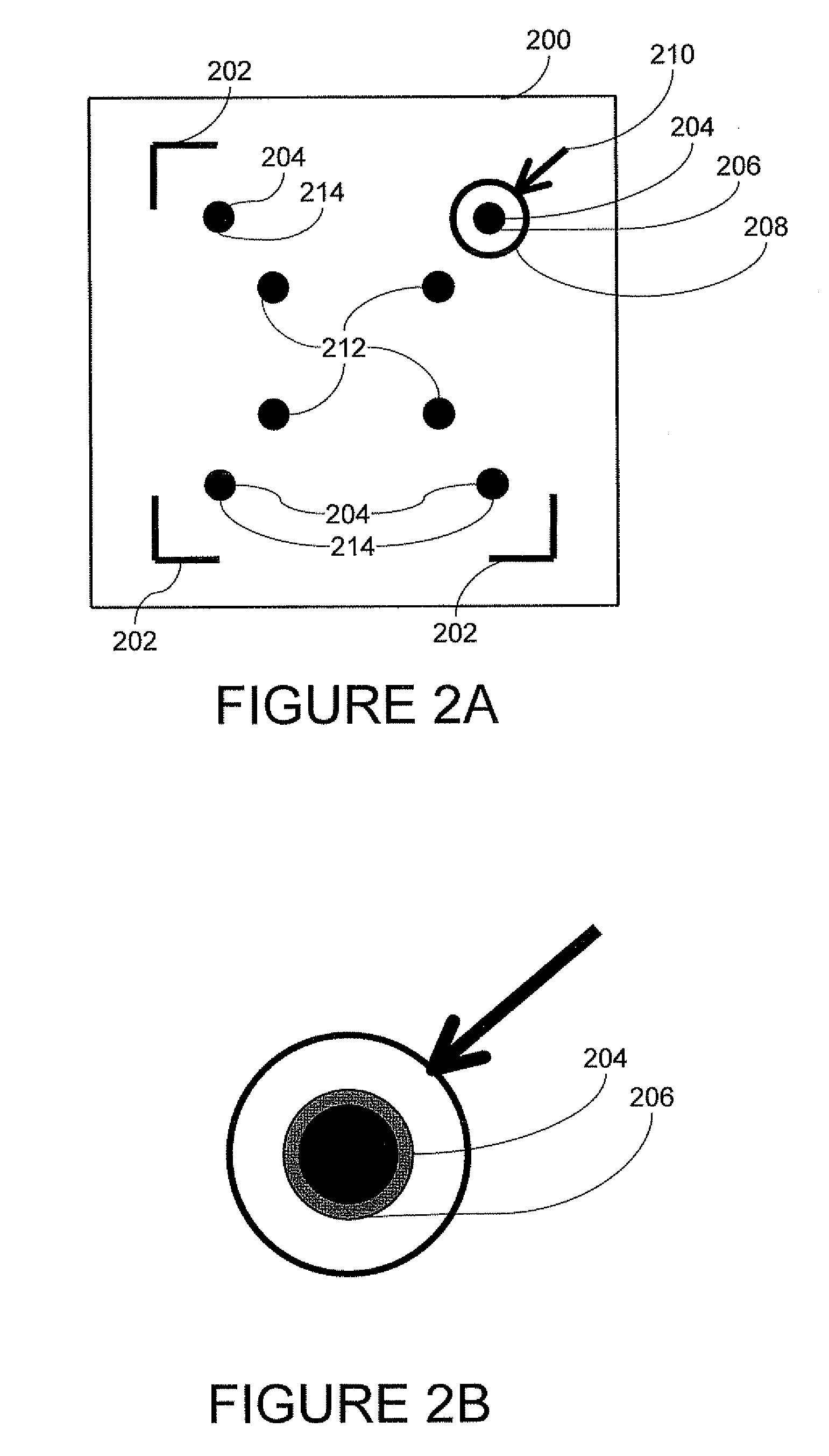 Method for producing printed patches for optical and high-contrast guidance