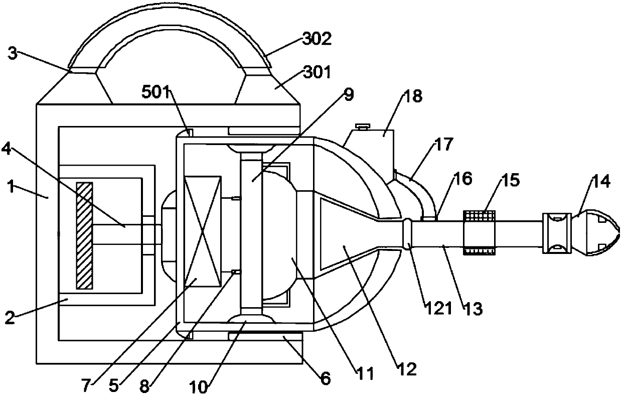 Deep hole machining device for production