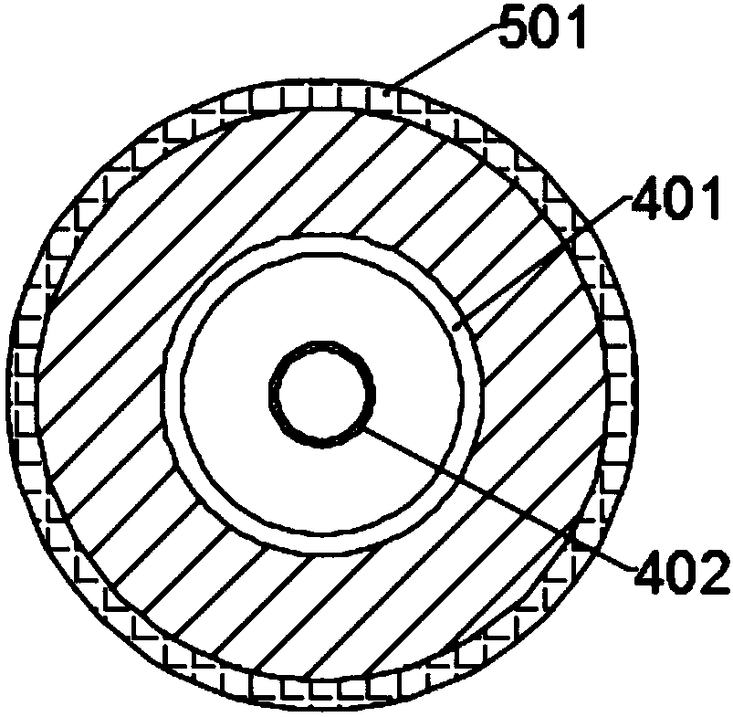 Deep hole machining device for production