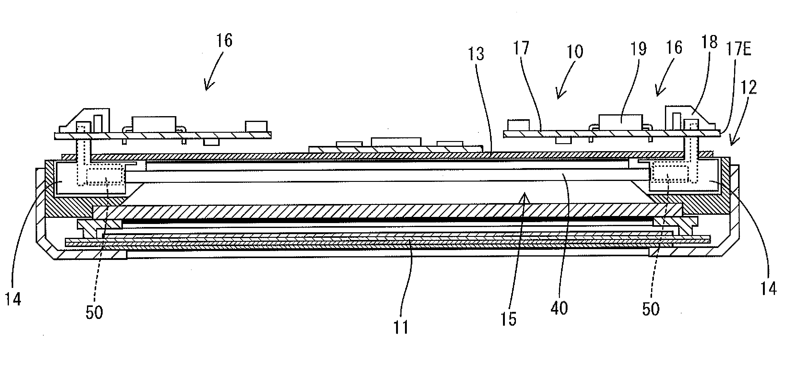 Power board, on-board connector, lighting device, display device and television receiver